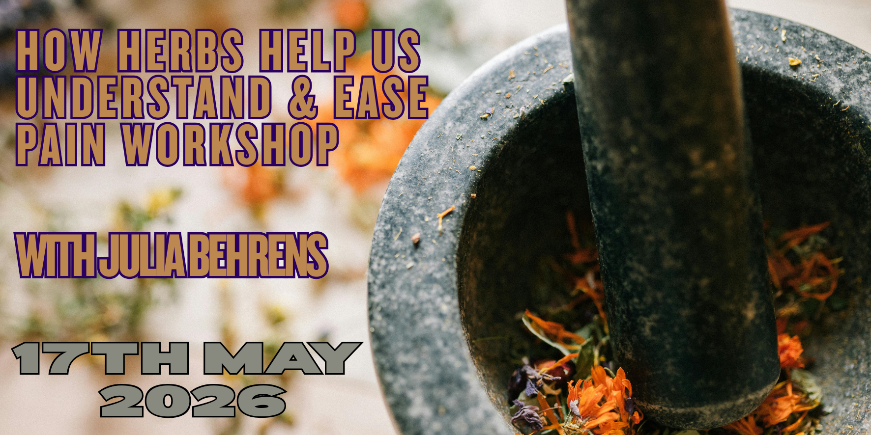 How Herbs Help Us Understand & Ease Pain Workshop